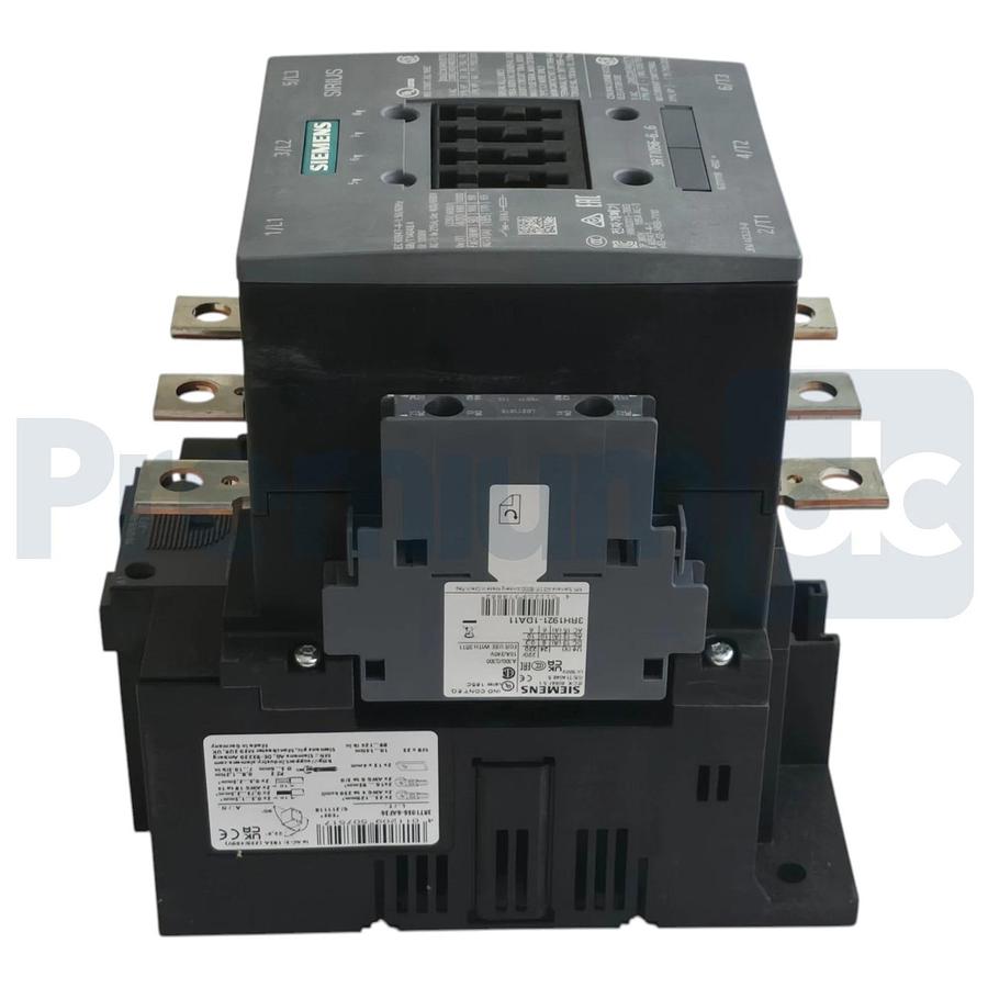 Siemens 3RT1056-6AF36 SIRIUS Contactor 3-Pole 90kW 185A 110-127V AC/DC Size S6