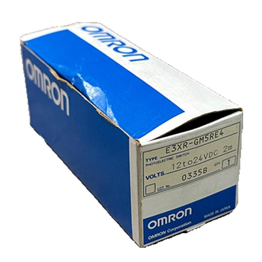 Used NEW OMRON E3XR-GM5RE4 / E3XRGM5RE4 PHOTOELECTRIC SWITCH 12-24VDC 2M