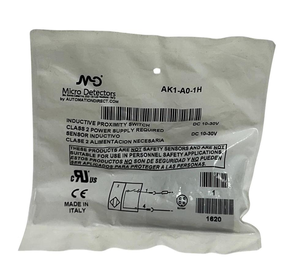 Used 3 AUTOMATIONDIRECT MICRO DETECTORS AK1-A0-1H / AK1A01H PROXIMITY SWITCHES NSFS