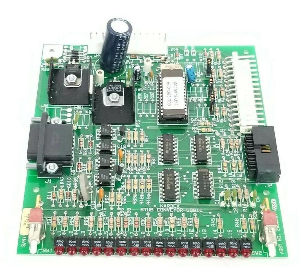 NEW KARDEX 2080381-001 STUB CONVERYOR LOGIC BOARD 2080381001 REV. D, 2080380