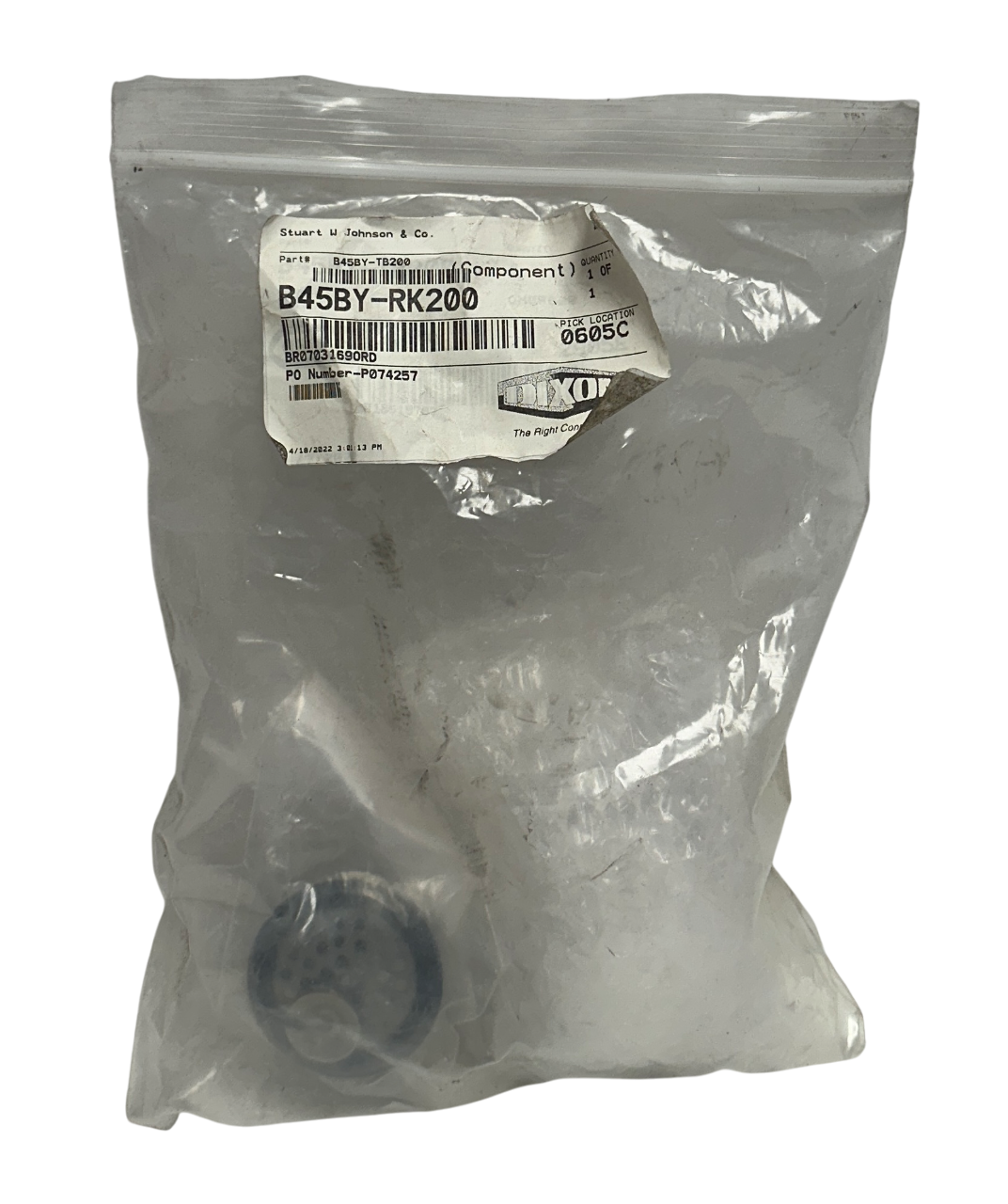 Used DIXON B45BY-RK200 / B45BY-TB200 Y BALL CHECK VALVE REPAIR KIT 2'' OEM NSMP