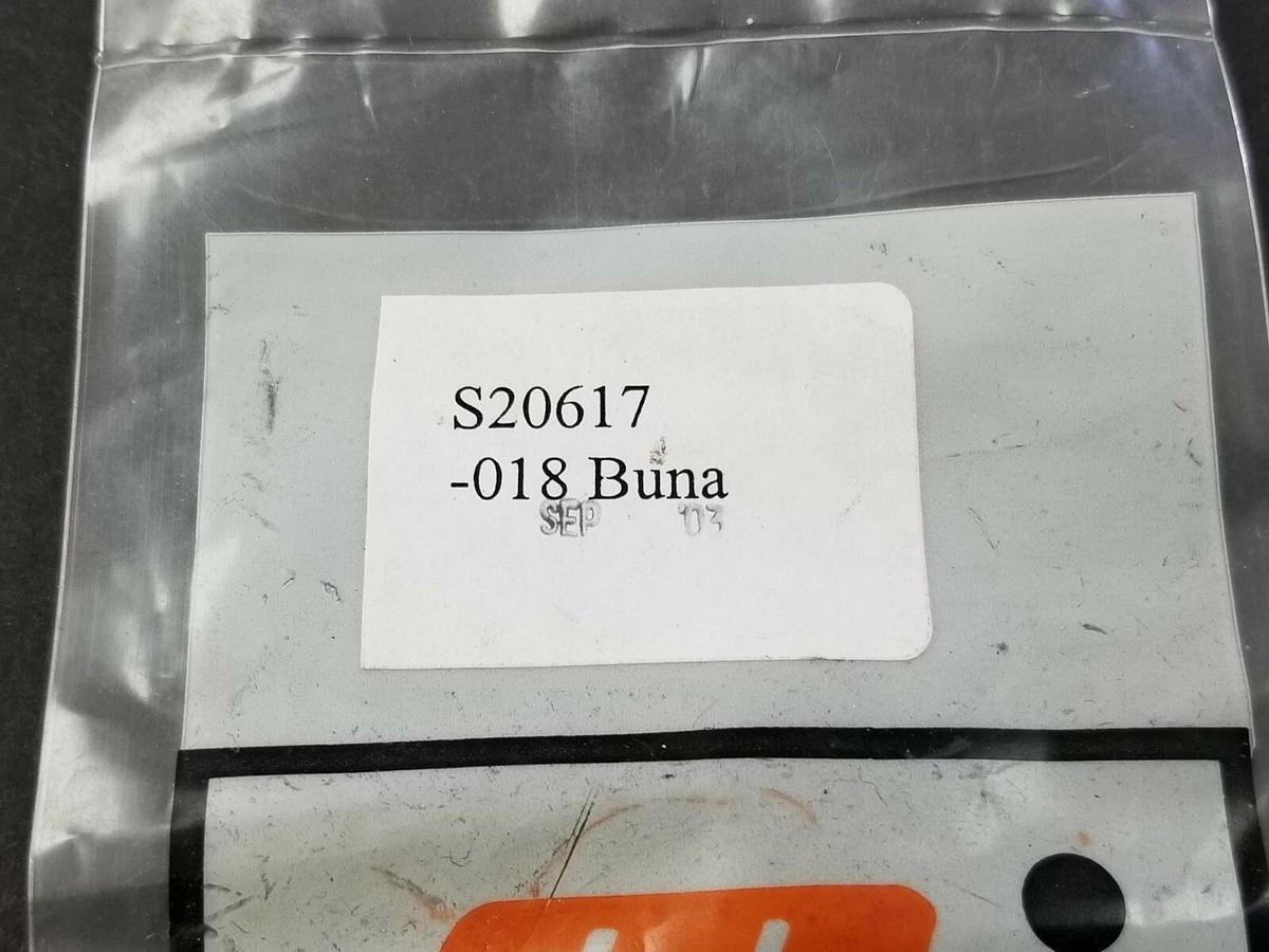 Used NEW BAG OF 10 MOTION INDUSTRIES 018 BUNA O-RINGS S20617 3/4" ID 7/8" OD 1/16" W