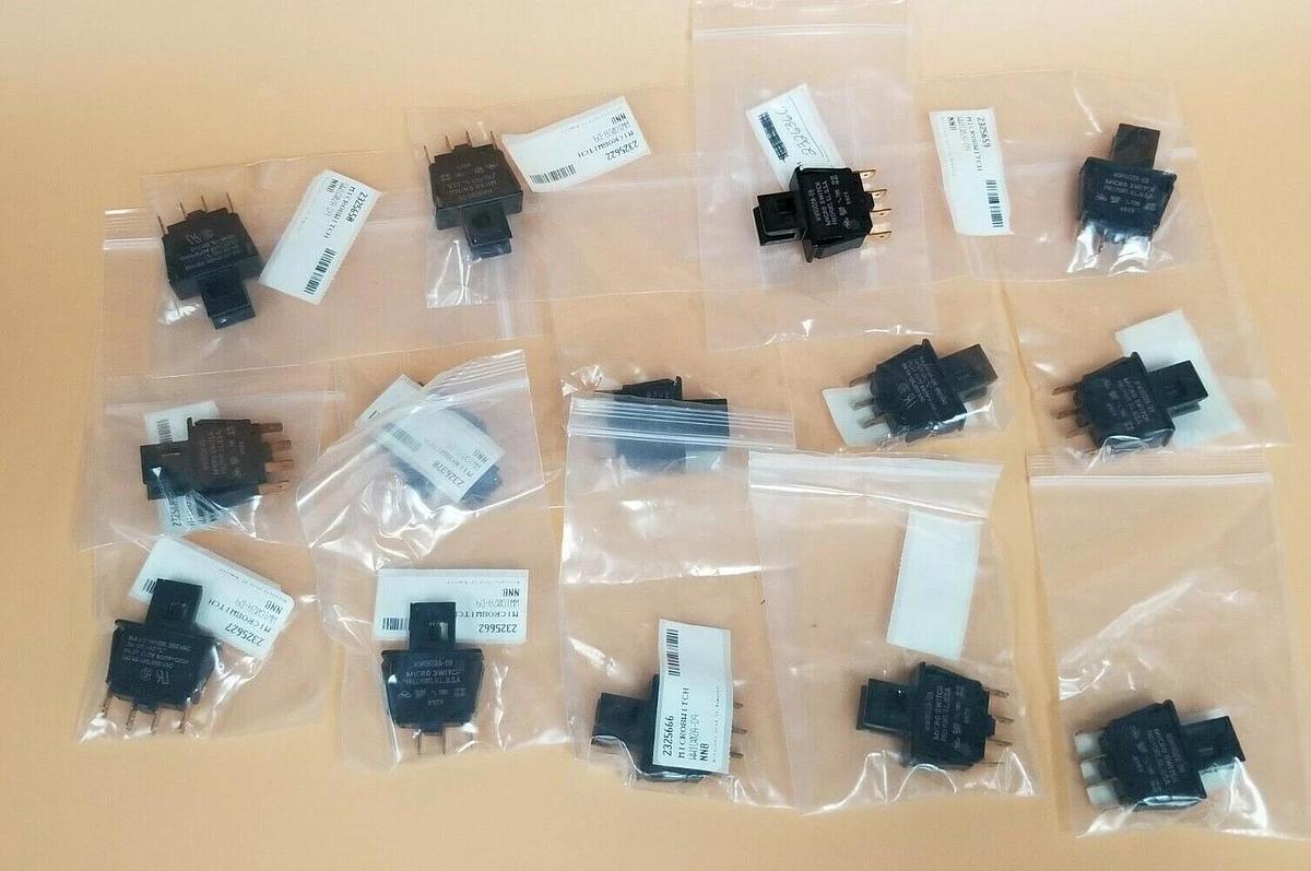 LOT OF 14 NEW HONEYWELL / MICRO-SWITCH WW1G02A-D9 LIMIT SWITCHES 125-250VAC