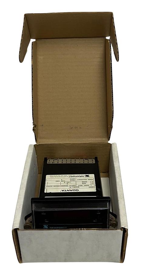 Used NEWPORT Q2001-P / Q2001P QUANTA DIGITAL PROCESS PANEL METER 4-20mA 120V USNP