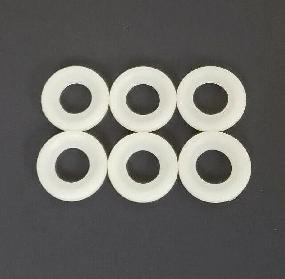 LOT OF 6 NEW DSI PROCESS SYSTEMS 0-42MP-X MINI CLAMP SILICONE GASKETS, 1/2"