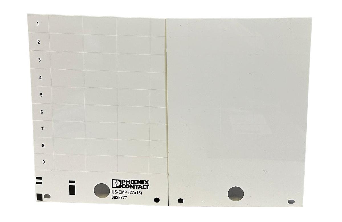 10 NEW PHOENIX CONTACT US-EMP (27X15) THERMOMARK CARDS 08 28 77 7 / 0828777