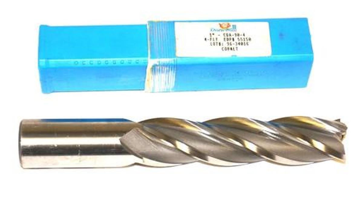 Used NEW DURA-MILL CDA-90-4 1'' MILL BIT, EDP # 55150, 4-FLT