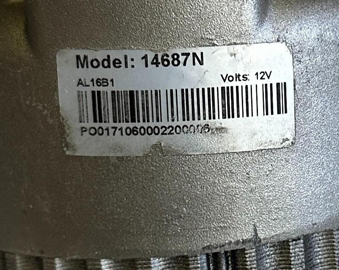 Used REPAIRED MITSUBISHI 14687N OEM ALTERNATOR FOR FORKLIFT 12V AL16B1
