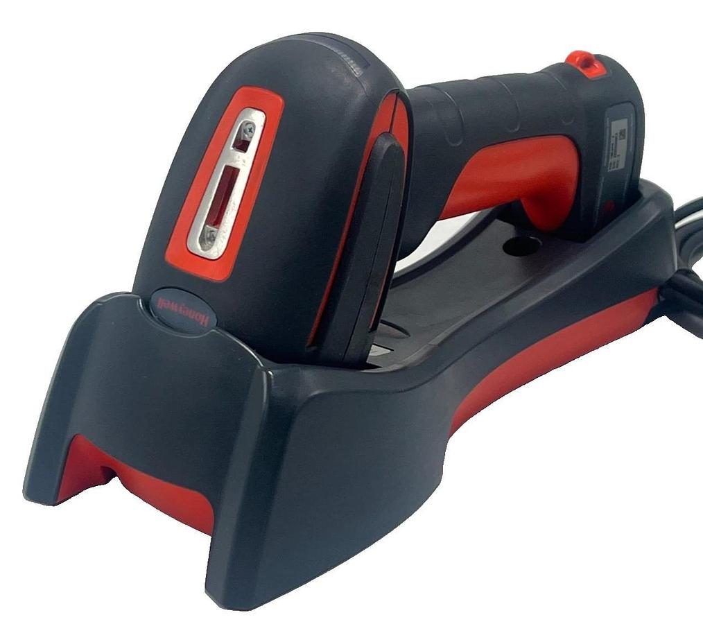 Used HONEYWELL 1981iFR-3 2D Barcode Scanner w/ CCB05-100BT-07N-N Base & USB Cable