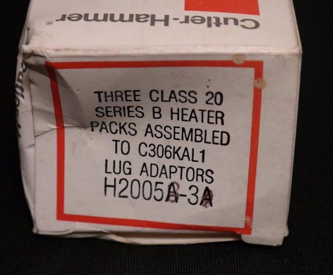 BOX OF 3 NEW CUTLER-HAMMER H2005B HEATER ELEMENTS FREEDOM SERIES 1.20-1.96 AMP
