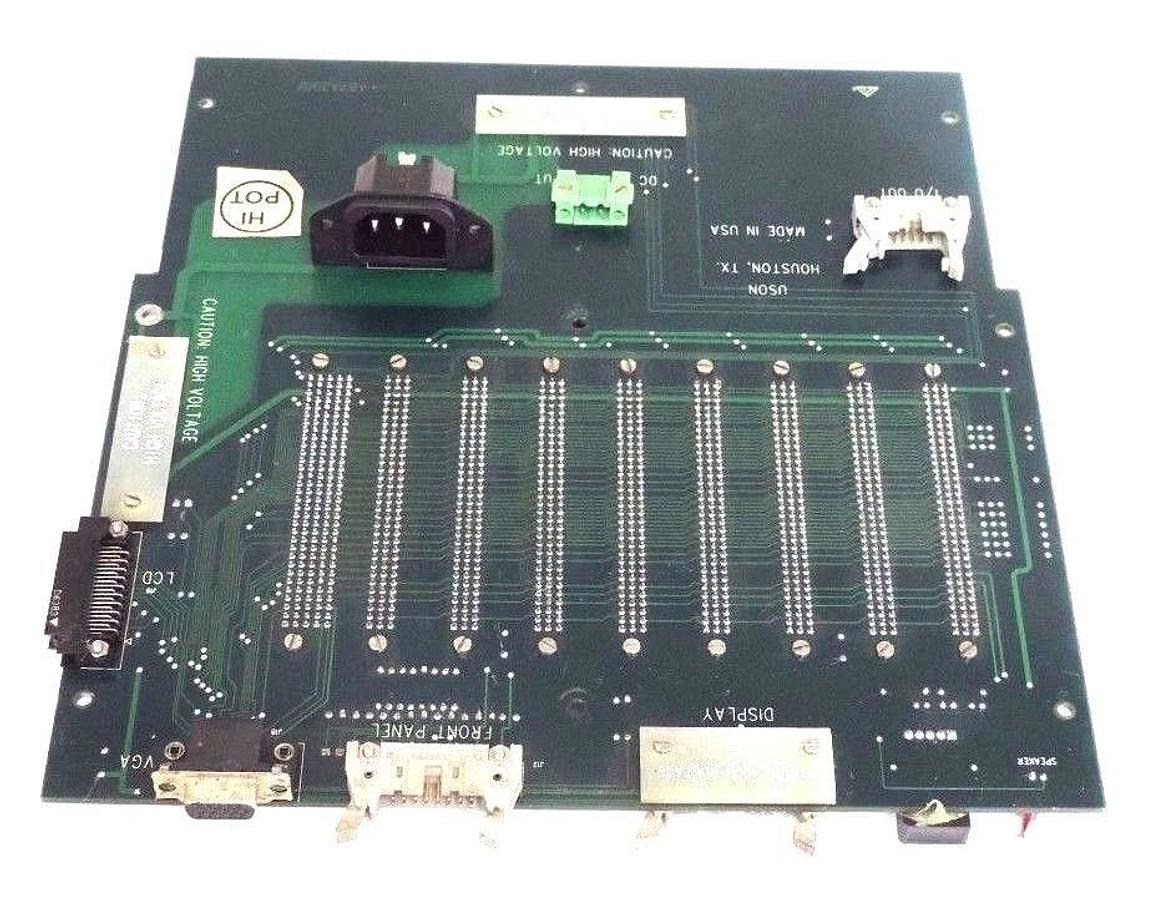 Used USON 487-A300F BACKPLANE BOARD, 487A300F
