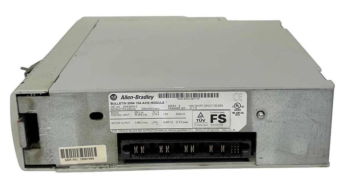Used ALLEN BRADLEY 2094-BM02-S /B Kinetix 6000 15A AXIS MODULE SERVO 2094BM02S USNP