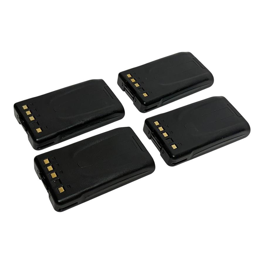 Used Lot of 4 Elxjar KNB-35L 7.4V 1700mAh Li-ion Batteries for Kenwood TK-2140 TK-314