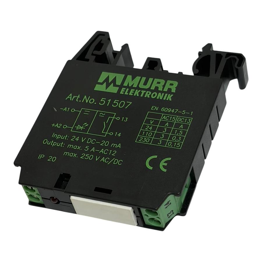 Murrelektronik 51507 RMMR 11/24 VAC/DC Slim Interface Output Relay Module NSNP