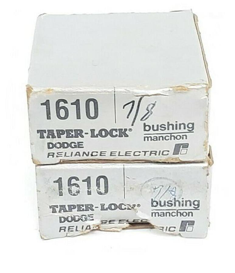 LOT OF 2 NIB DODGE 1610X7/8 TAPER-LOCK BUSHINGS 1610 7/8