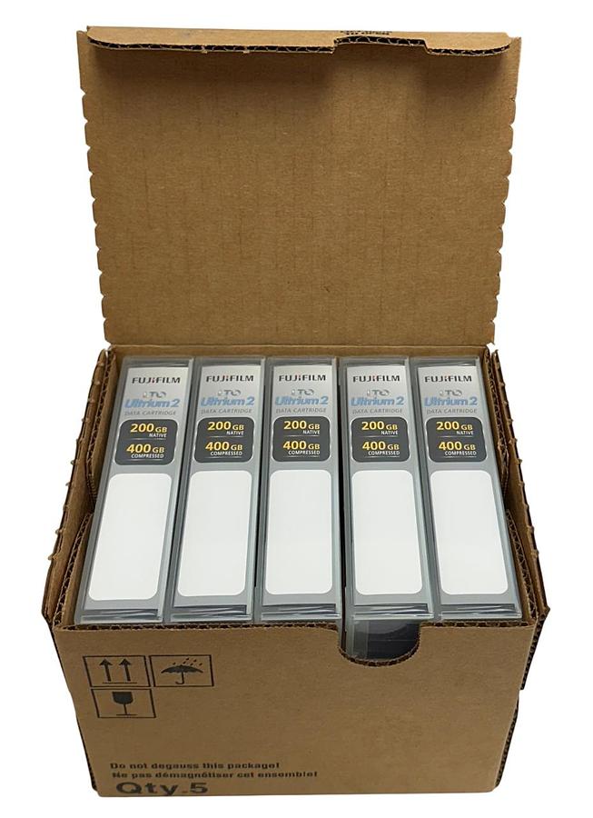 15 FUJIFILM 600003229 LTO Ultrium2 DATA CARTRIDGES 200/400GB OEM NSFS