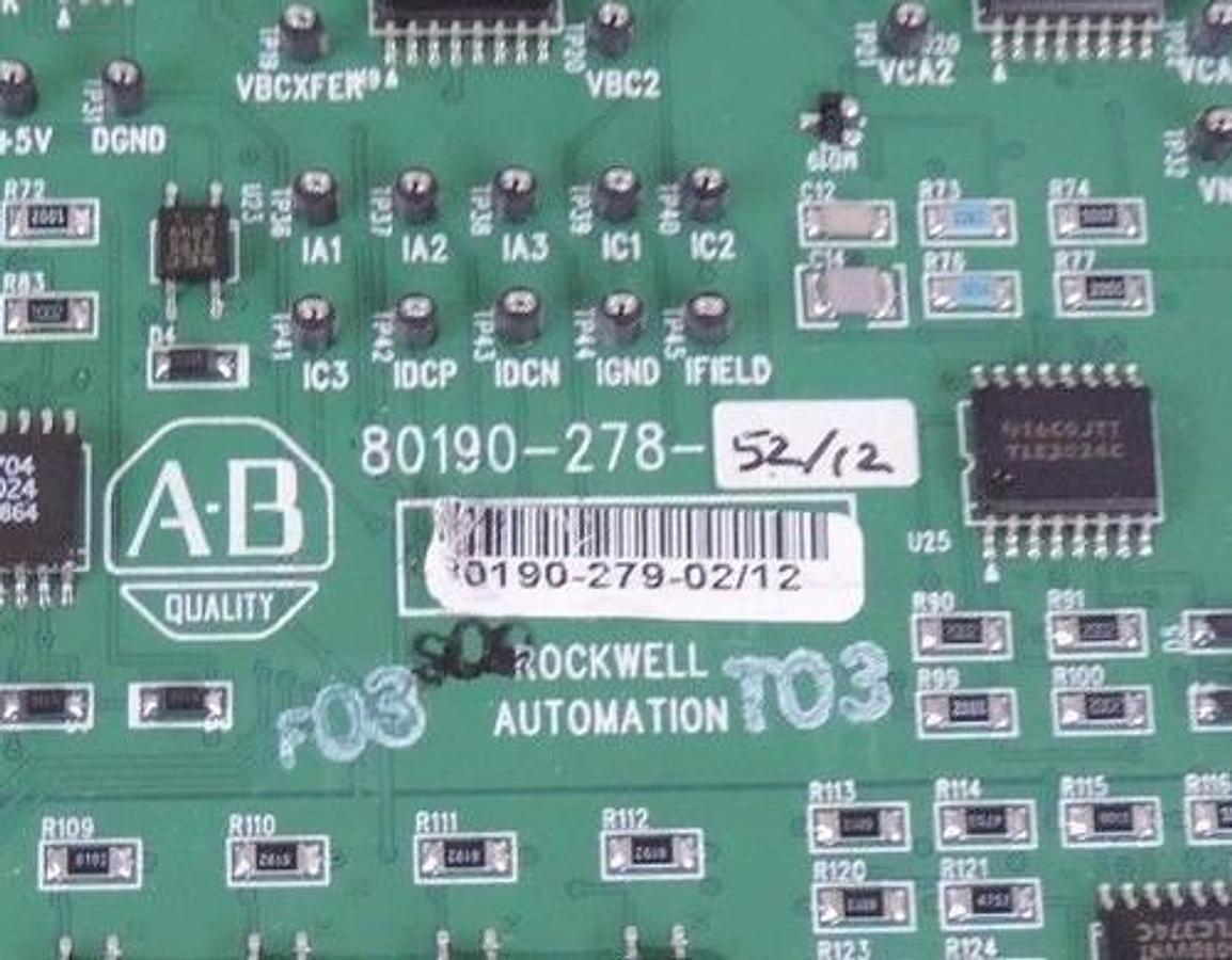 Used REPAIRED ALLEN BRADLEY 8019028002R PC BOARD 80190-280-02-R
