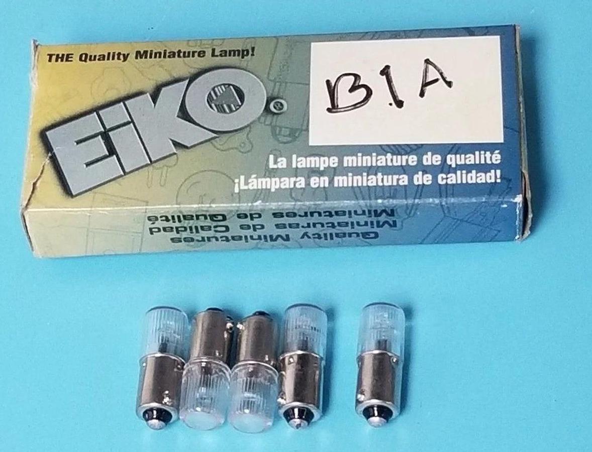 BOX OF 5 NEW EIKO B1A MINIATURE LAMPS