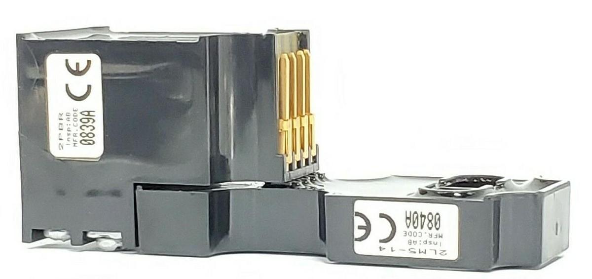 Used BANNER 2LM5-14 LOGIC MODULE W/ 2PBR POWER BLOCK MULTI-BEAM: 2-WIRE