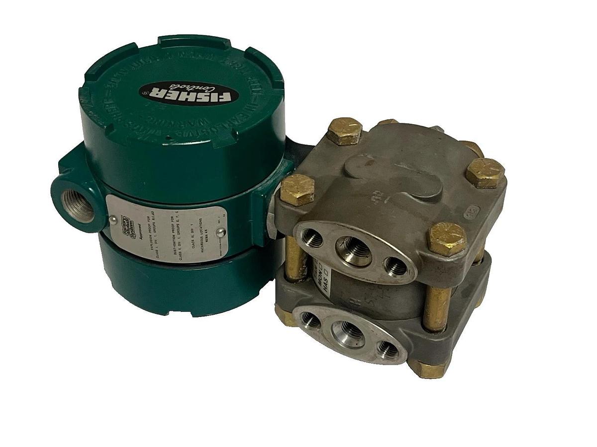 Used FISHER CONTROLS 115-1DP4E22 PRESSURE TRANSMITTER 4-20MA 45VDC 2000PSI 1151DP4E22