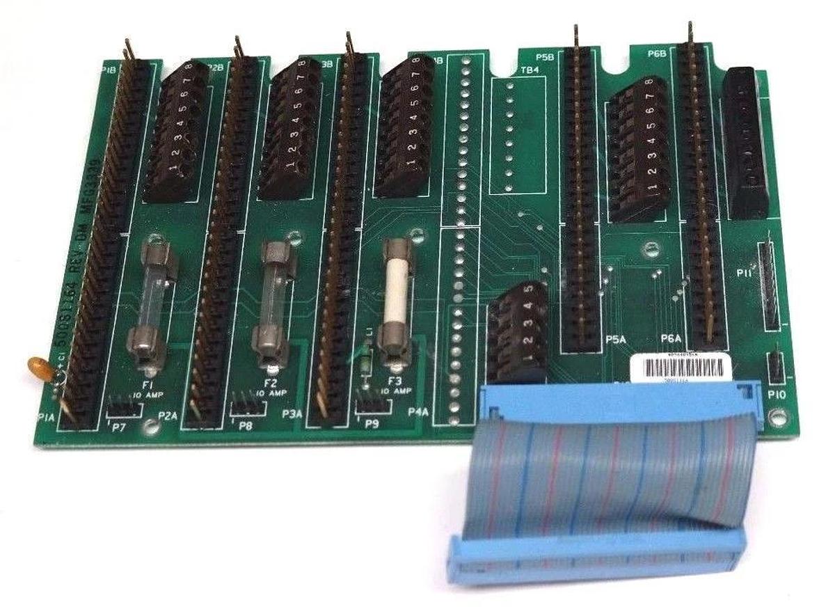 Used ABB 500S1164 REV. DM, INTERCONNECT BOARD 500P1347, 180246.35P