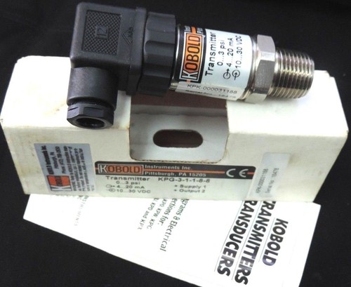 NIB KOBOLD KPG-000031188 HIGH PRECISION PRESSURE TRANSMITTER KPG-3-1-1-8-8