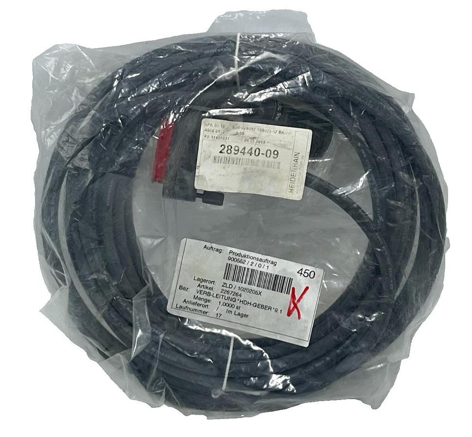 HEIDENHAIN 289440-09 Adapter Cable APK 12-Pin (Female) to 12-Pin (Male) 9m