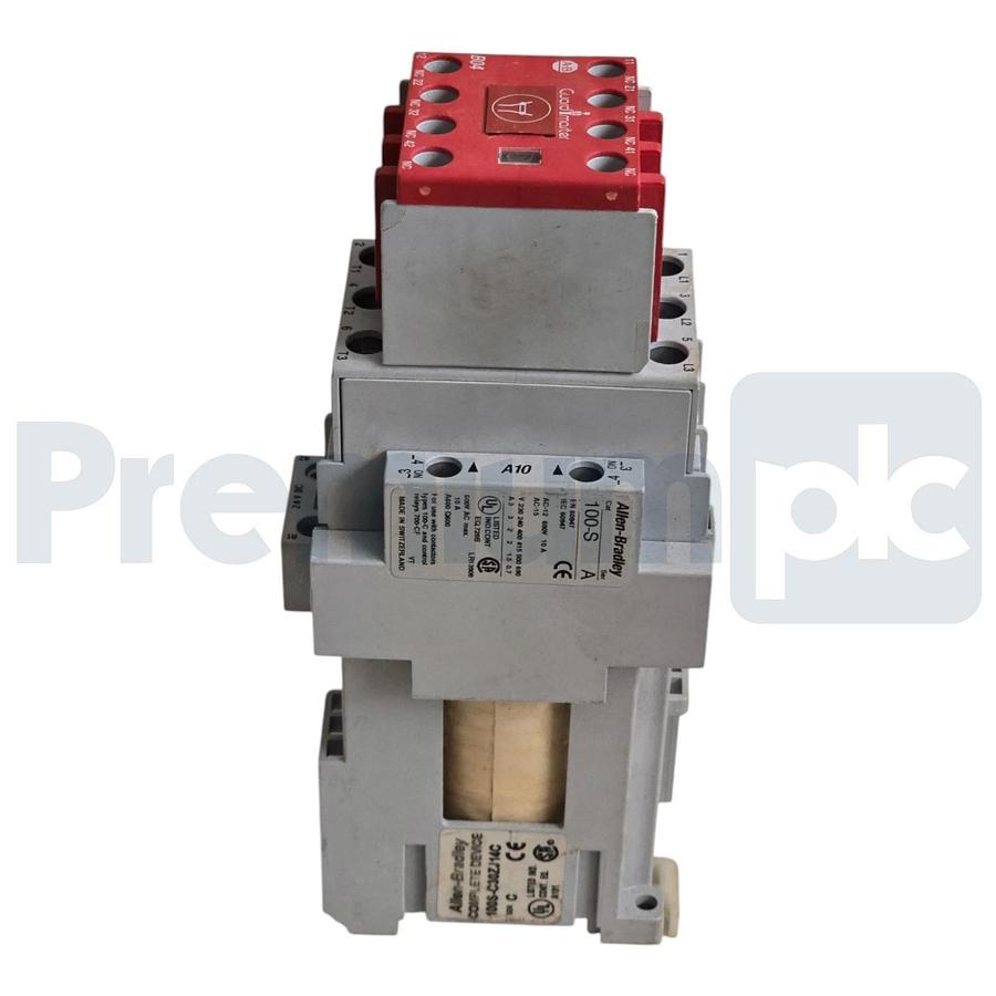 Used Allen-Bradley 100S-C30ZJ14C /C Guardmaster Safety Contactor 3-Pole 24VDC USPI