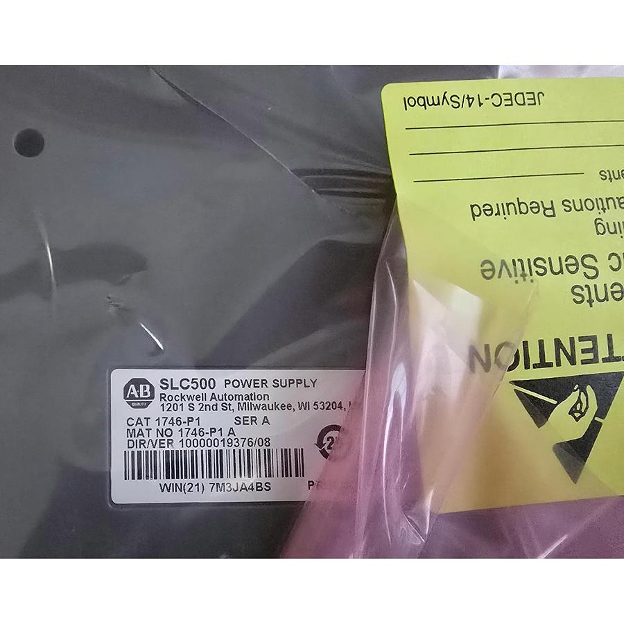 Used ALLEN BRADLEY 1746-P1 /A SLC500 SLC RACK MOUNT POWER SUPPLY 120/240 VAC, 2A NSMP