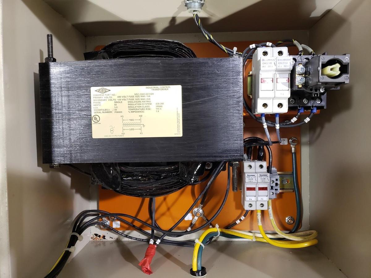 Used OSBORNE 120435-5000-01 LIGHTING DISCONNECT TRANSFORMER TDG12-300BE-OT 120-480V