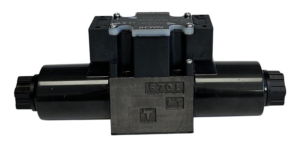 Used NACHI SS-G01-C6-FR-D2-E31 / SSG01C6FRD2E31 HYDRAULIC CONTROL VALVE 24VDC NSNP