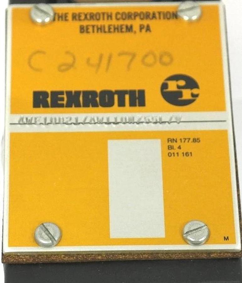 Used REXROTH 4WE10D21/AW110NZ55L/V VALVE W/ WH70-4-A 359 COIL
