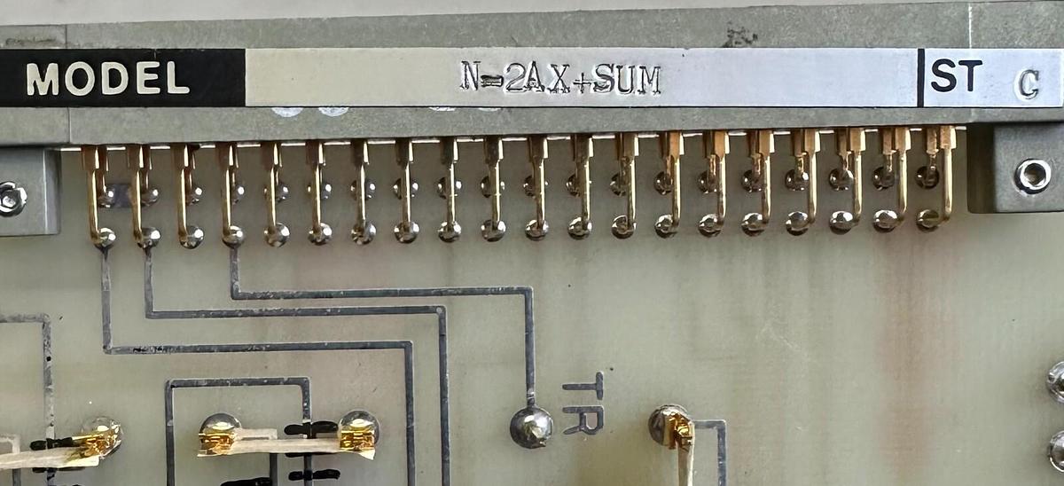 Used NEW FOXBORO N-2AX+SUM / N2AXSUM SUMMER MODULE C0153FA F8201A C0153FD-A
