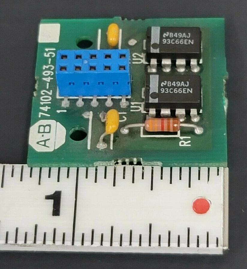 Used ALLEN BRADLEY 74102-492-01A CIRCUIT BOARD 74102-492-01A