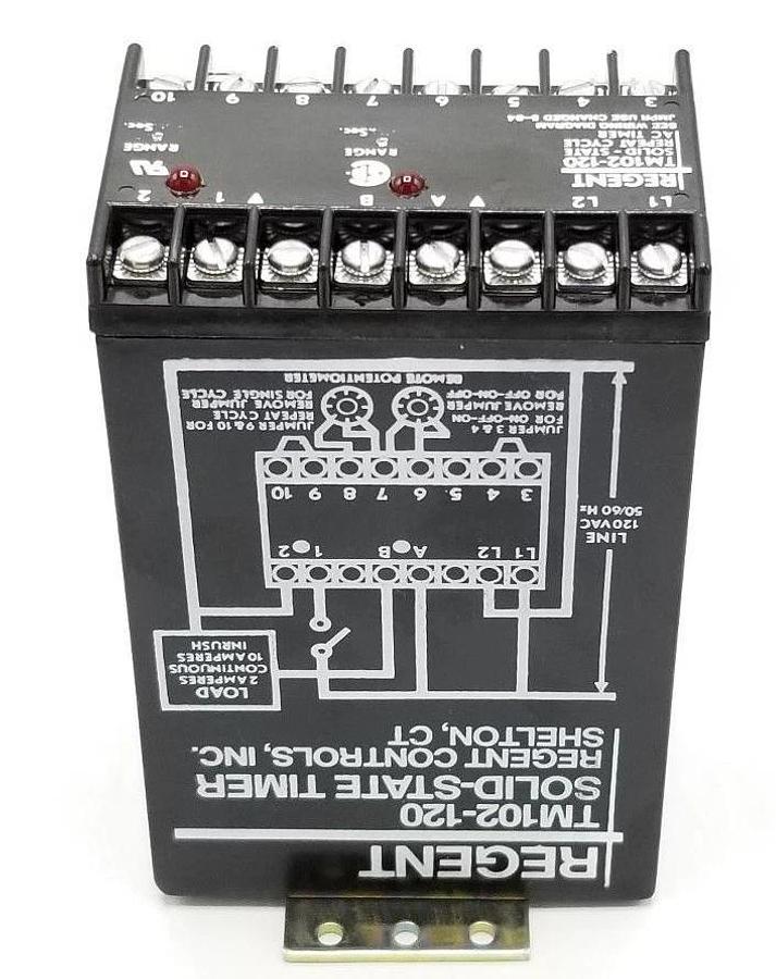 NEW REGENT TM102-120 SOLID-STATE REPEAT CYCLE AC TIMER TM102120