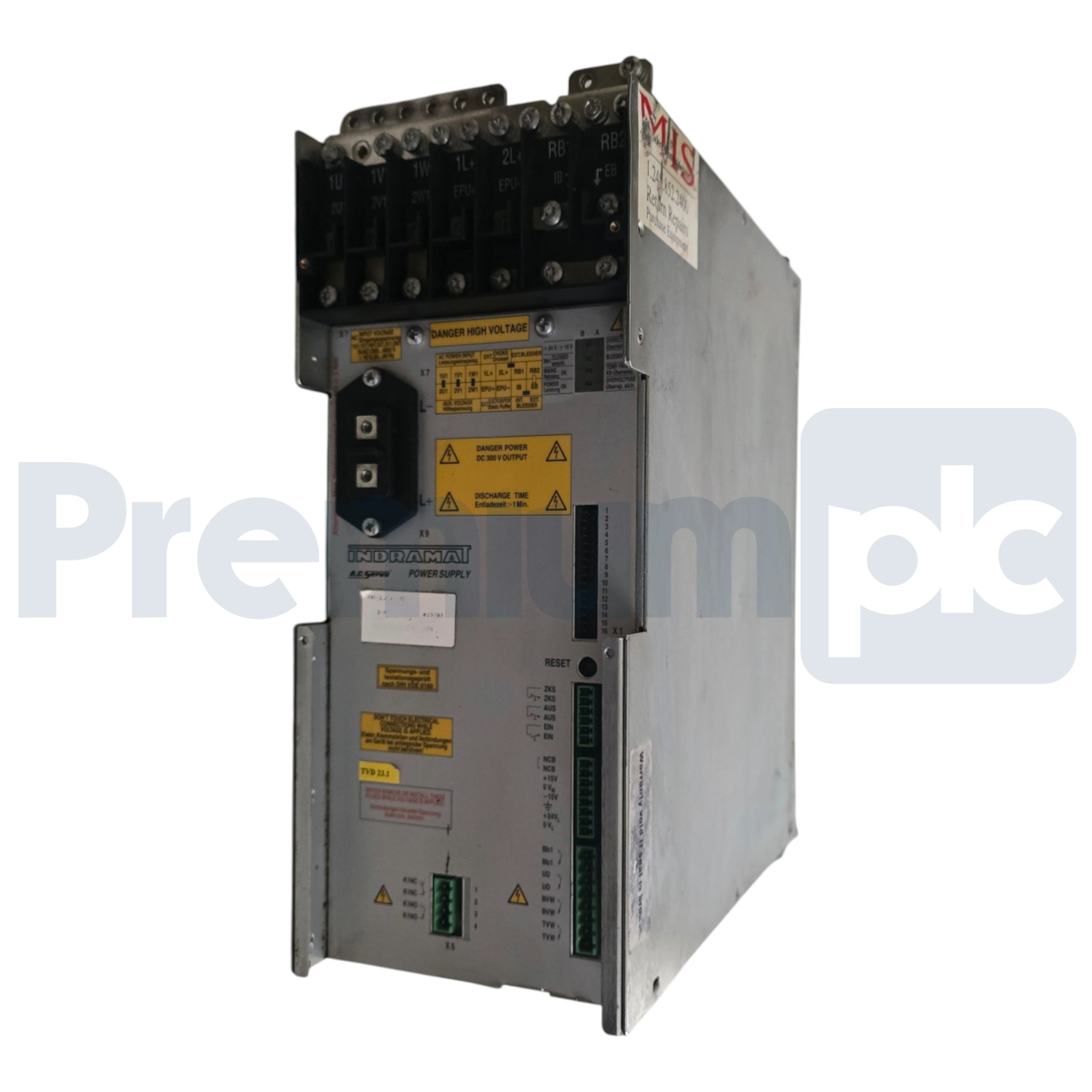 Used Rexroth Indramat TVD 1.2-08-03 AC Servo Power Supply Module MNR R911246503
