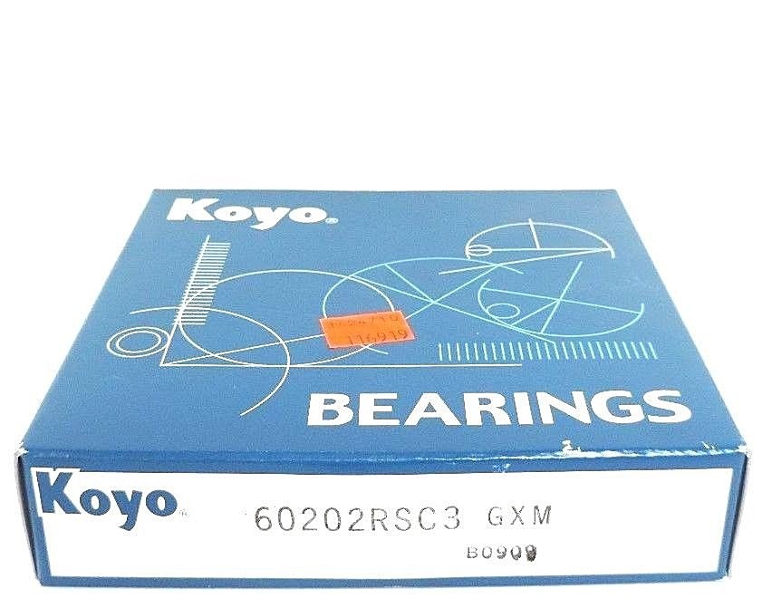 FACTORY SEALED KOYO 6020-2RSC3 BALL BEARING 60202RSC3