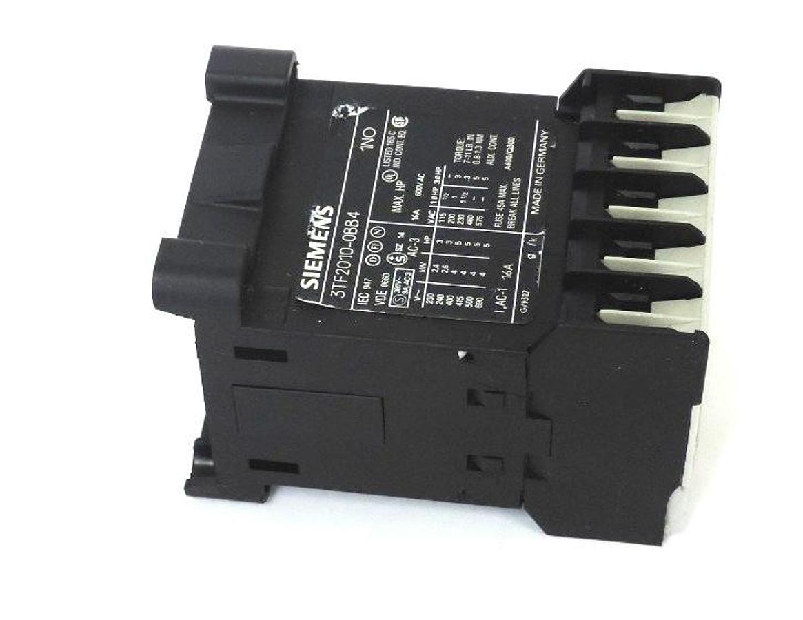 Used SIEMENS 3TF2010-0BB4 CONTACTOR 3TF20100BB4
