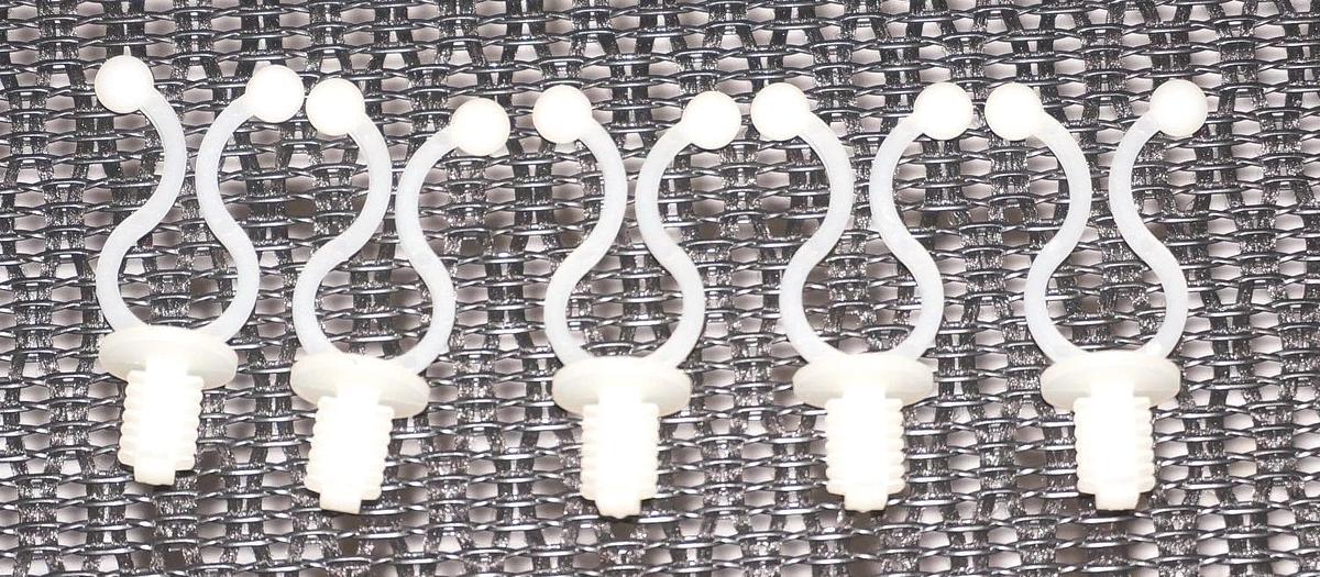 Used LOT OF 4 NEW SETS OF 5 P09N8239 CABLE HOLDERS