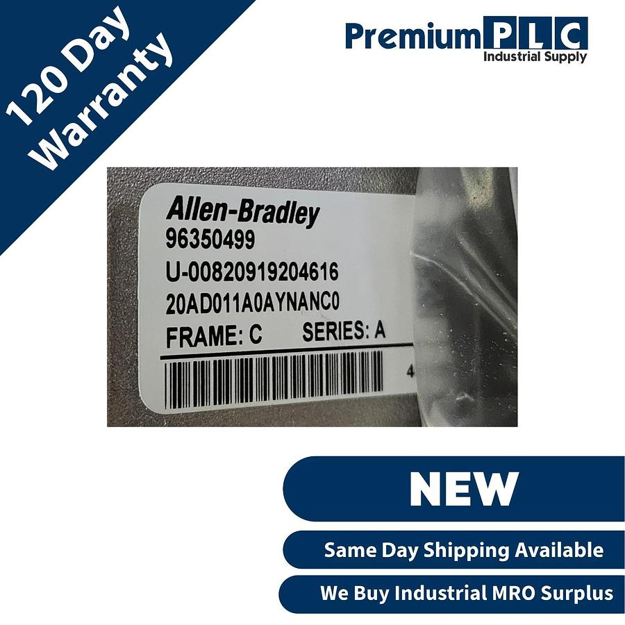 ALLEN BRADLEY 20AD011A0AYNANC0 /A POWERFLEX 70 AC DRIVE 7.5HP 480V FW 5.001 NSMP