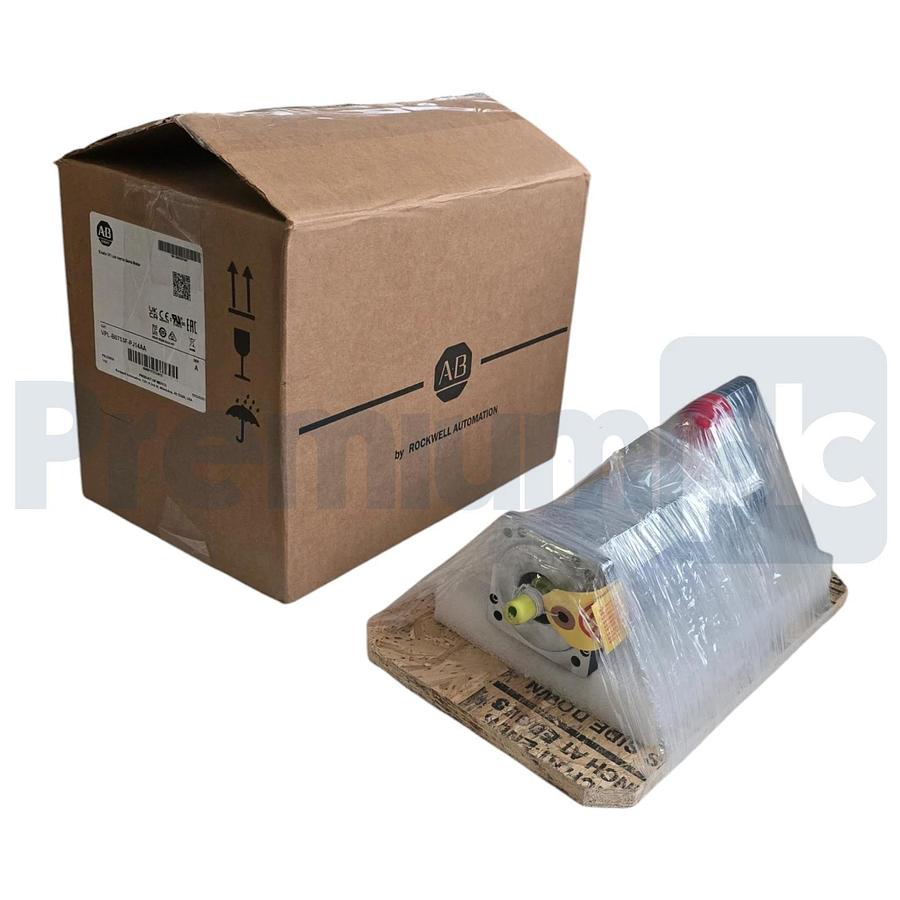 Opened Allen Bradley VPL-B0753F-PJ14AA /A Kinetix VP Servo Motor w/ 24V Brake