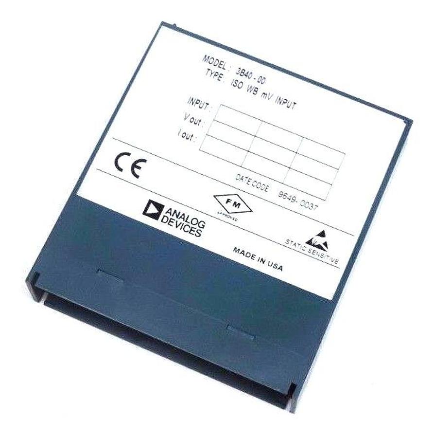 Used ANALOG DEVICES 3B40-00 ISOLATED WIDEBAND MV INPUT MODULE 3B4000