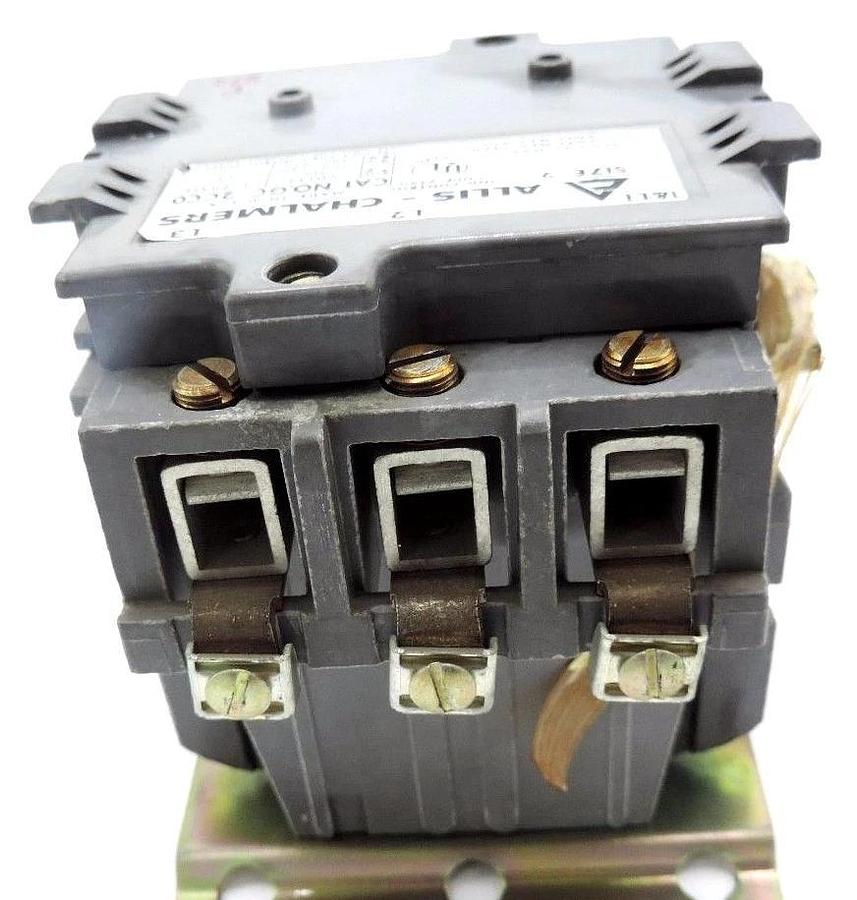 Used ALLIS CHALMERS GC-2CC0 SIZE 2 STARTER 600V 50A, GC2CC0