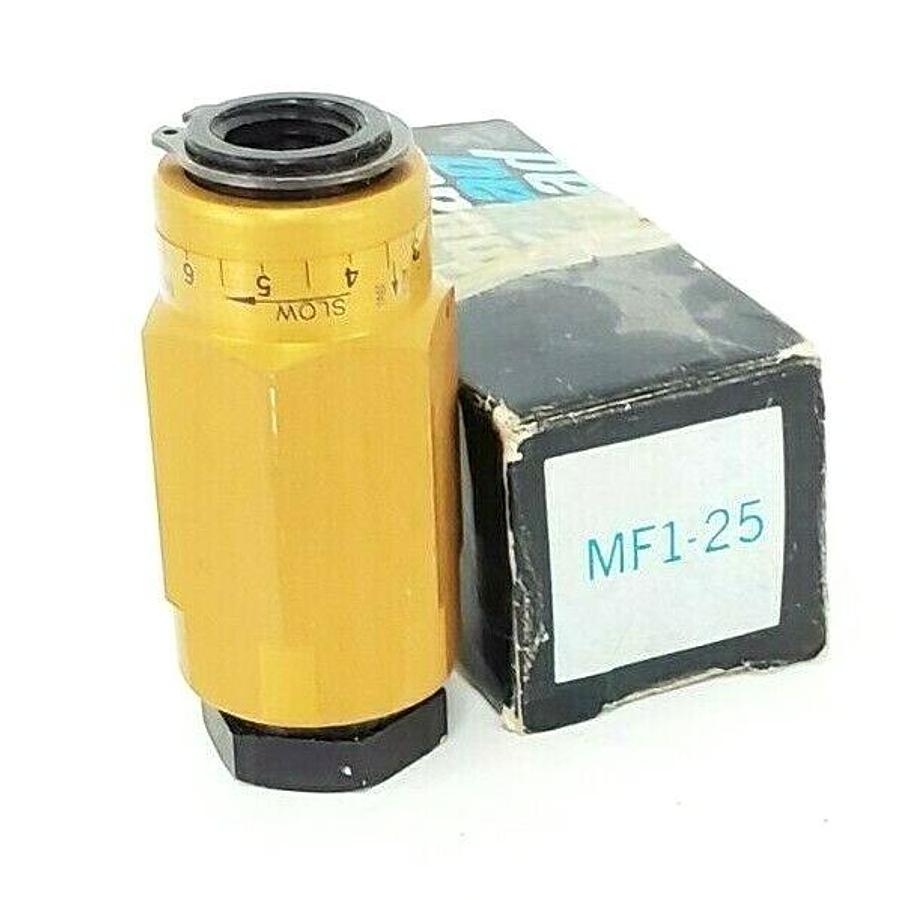 Used NIB MEAD MF1-25 FLOW CONTROL 250AIR 1000 OIL ALUMIN 2-1/2IN LENGTH MF125