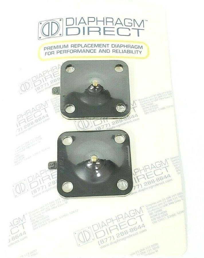 Used NEW DIAPHRAGM DIRECT P/N: DD07-IE7 SIZE: 3/4'' / DN 20 MAT: EPDM QTY: 2