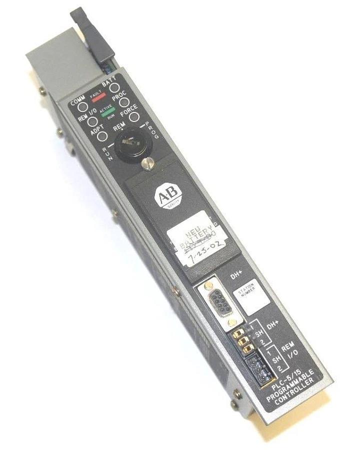 Used ALLEN BRADLEY 1785-LT/B PLC-5/15 PROCESSOR MODULE 1785LT SER. B REV. 020