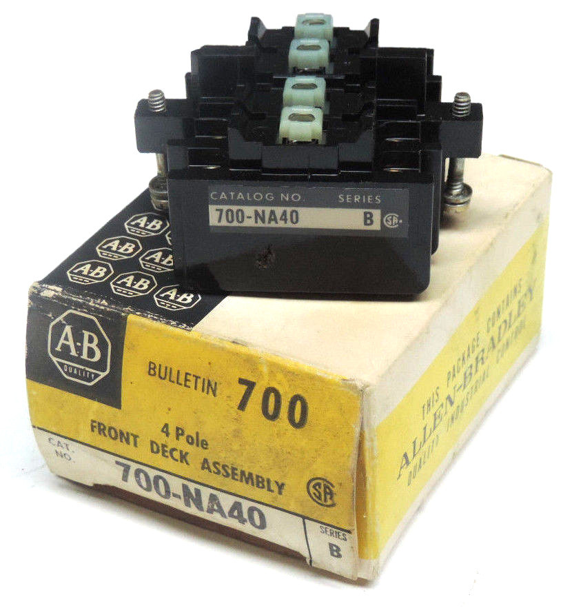 Used NIB ALLEN BRADLEY 700-NA40 FRONT DECK ASSEMBLY SER B 700NA40