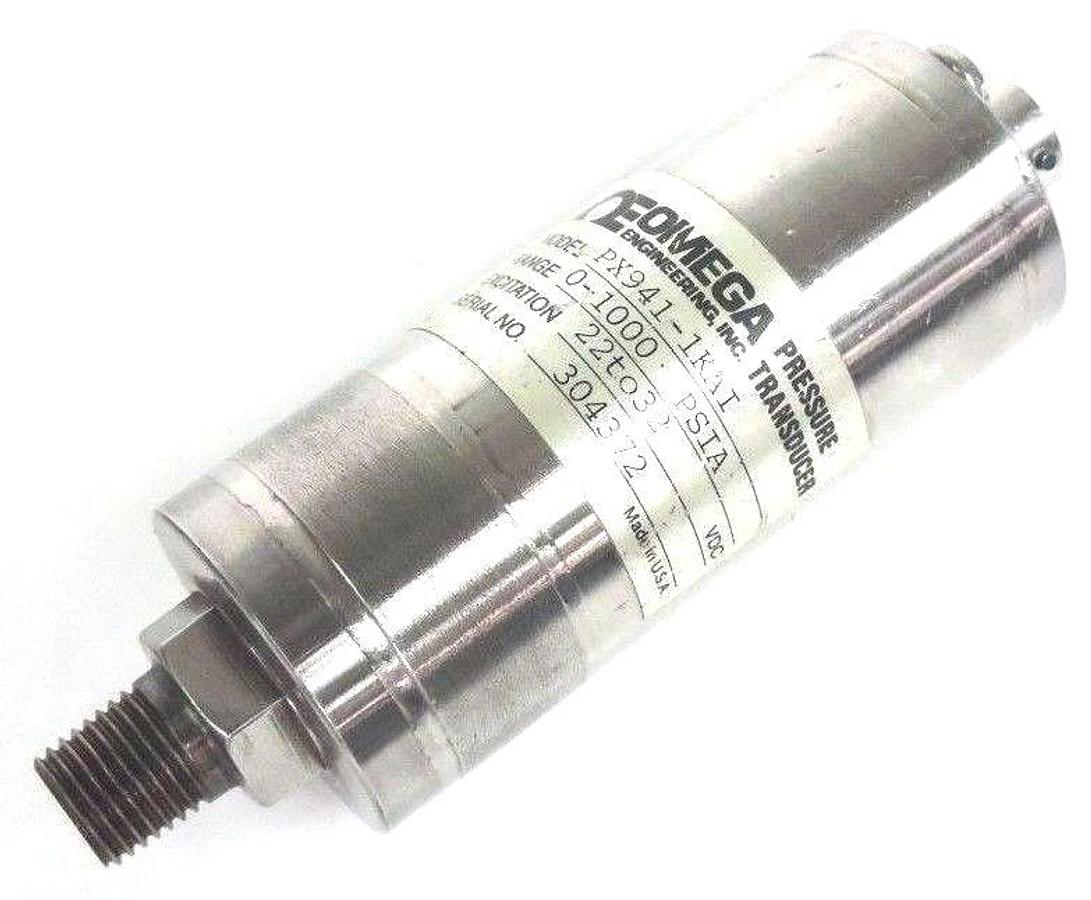 Used NEW OMEGA PX941-1KAI PRESSURE TRANSDUCER 0-1000 PSIA 22-32 VDC, PX9411KAI
