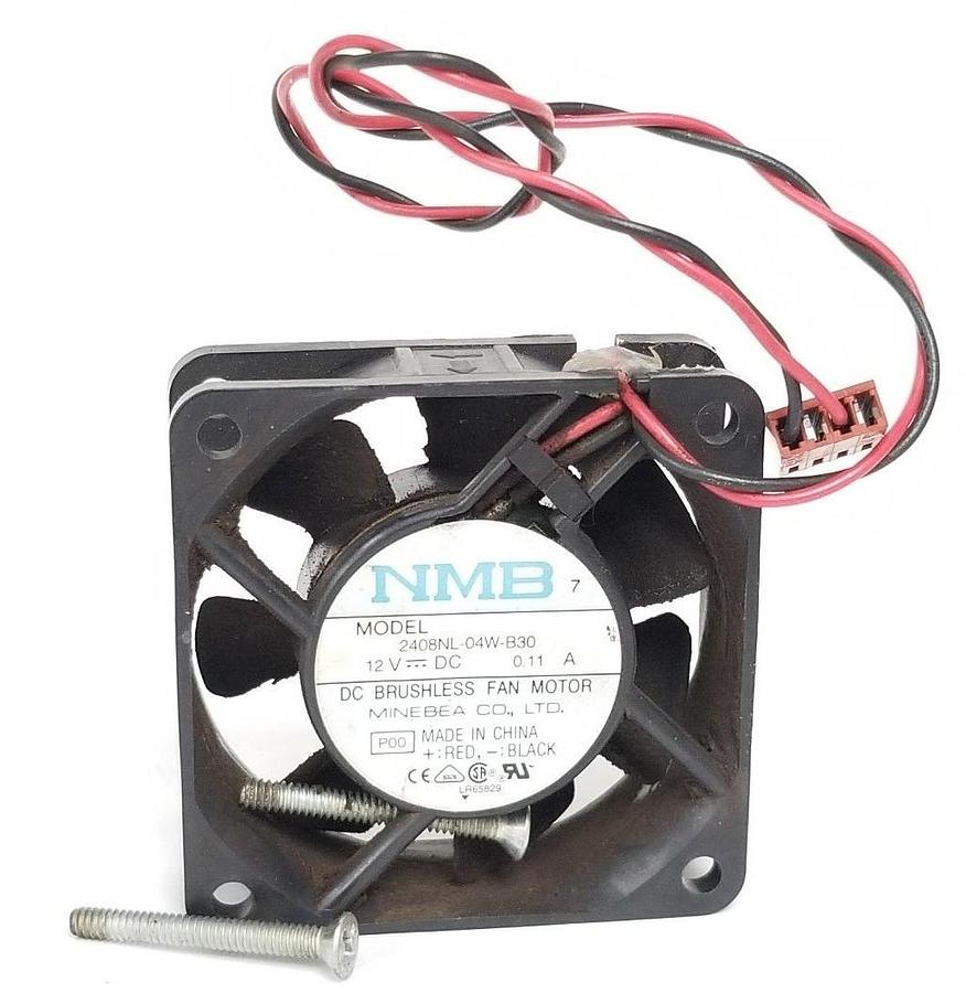 Used NMB 2408NL-04W-B30 DC BRUSHLESS FAN MOTOR 12VDC, 0.11A, 2408NL04WB30