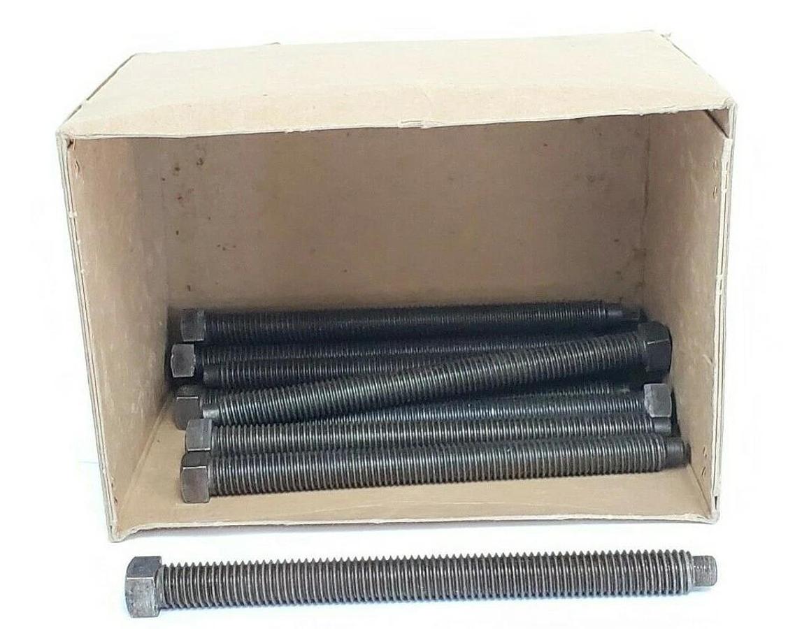 Used BOX OF 12 NEW GENERIC 16994 SQUARE HEAD SET SCREWS 6'' IN. 1/2-13 DIA. FULL DOG